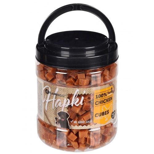 Comparer les prix de Friandise cubes de poulet 750 g pour chien - Flamingo Pet Products - FL-521112