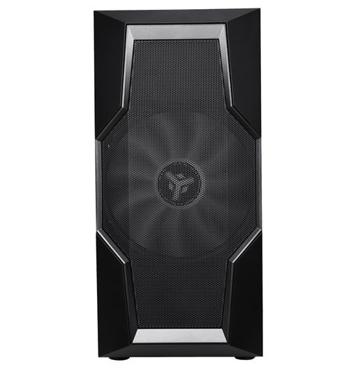 Non Communiqué Noir Boîtier Itek Oxygene Rgb Moyen Tour Atx Avec Panneau Vitré
