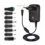 Adaptateur Secteur Universel 15V 1A 15W - 4 Embouts Inclus - Câble 1.5m - Compatible Ordinateurs, Caméras, Consoles - 2