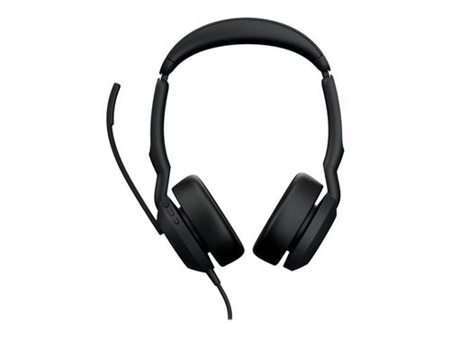 Jabra Evolve2 50 Uc Stereo - Micro-Casque - Sur-Oreille - Filaire - Suppresseur De Bruit Actif - Usb-C - Noir - Certifié Zoom, Certifié Pour Microsoft Teams, Cisco Webex Certified, Certifié Alcatel-Lucent, Certifié Avaya, Certifié Unify, Certifié Am