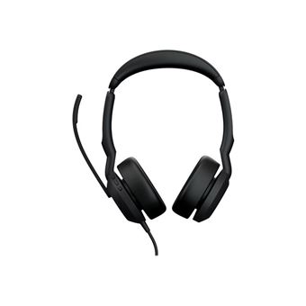 Casque Jabra Evolve2 40 – USB – Microsoft Teams – Noir – Reconditionné Testé