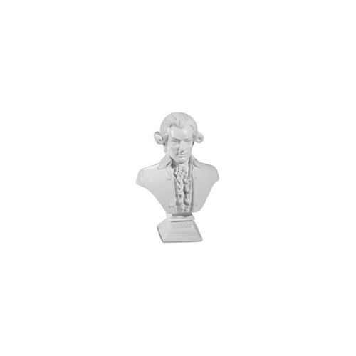IMPEXIT - Buste de Mozart Coloris Blanc 12,5/9/4,5 cm