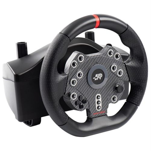 Volant + Pédales + Levier de Vitesses FR-TEC Grand Chelem Racing Wheel MKll Racing Changement de Vitesse Renforcé Compatible avec PS4, Xbox Series X/S