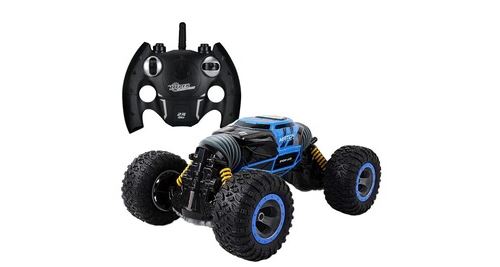 Rc voiture 2. 4ghz 1/16 4wd double-face télécommande voiture rc stunt voiture jouet cadeaux