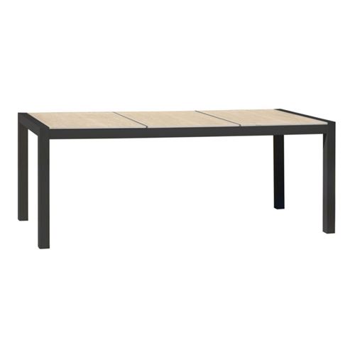 Generique Gris Table De Jardin En Céramique "Venise" 195Cm Anthracite - Image 2
