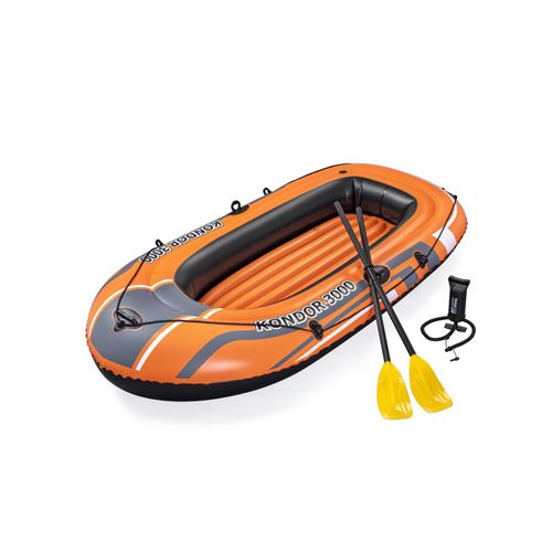 Bâteau gonflable Bestway Kondor 2 adultes 1 enfant 2.11m Orange Taille : UNI rèf : 71975