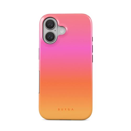 Non Communiqué Multicolore Coque Pour Iphone 16 Plus Magsafe Tough Antichocs Modèle Sunset Club Burga