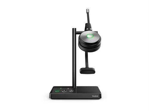 Yealink WH62 Mono - Pour Microsoft Teams - micro-casque - sur-oreille - DECT - sans fil - Certifié pour Microsoft Teams
