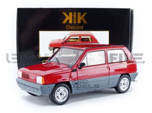 Voiture Miniature de Collection KK SCALE MODELS 1-18 - FIAT Panda 30 MK1 - 1980 - Red - 180521R