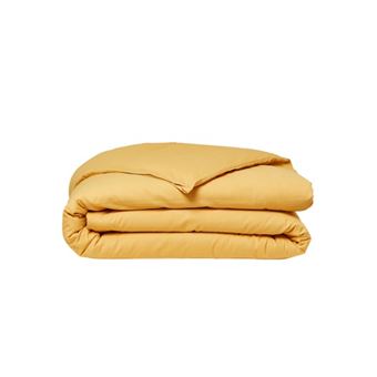 TODAY Housse de couette Essential 240x260cm ocre coton 57F - 1