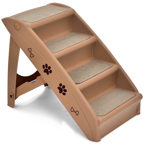vidaXL Escalier pour chiens gris 105x47 cm bois de sapin solide - Portes  barrières et rampes pour chien à la Fnac