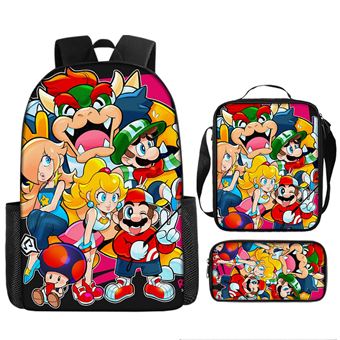 Super Mario - Sac à dos Faces rouge | Elbenwald
