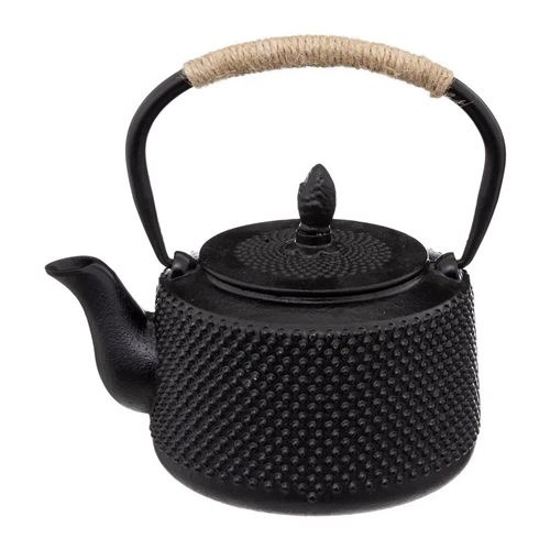 Non Communiqué Noir Secret De Gourmet - Théière En Fonte "Flora" 1L