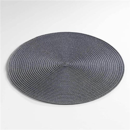 Set de table (0) 35 cm polypropylene zebulon Anthracite Douceur d'Intérieur