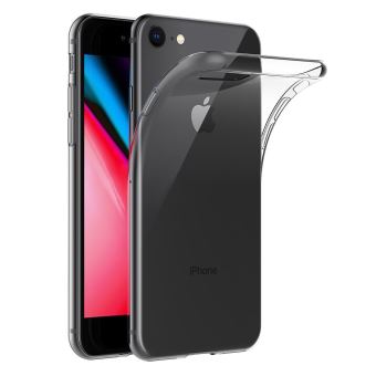 Coque Gel TPU Transparent pour Apple iPhone 8 -Coque Housse Etui Protection Gel TPU Silicone Souple Ultra Mince Fine Slim Leger Phonillico - 1
