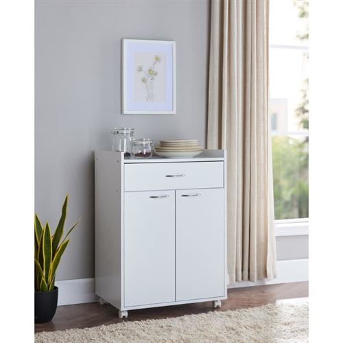 Paris Prix - Meuble De Rangement morin 85cm Blanc