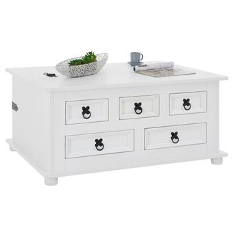 Table Basse De Salon Tequila Coffre Malle De Rangement