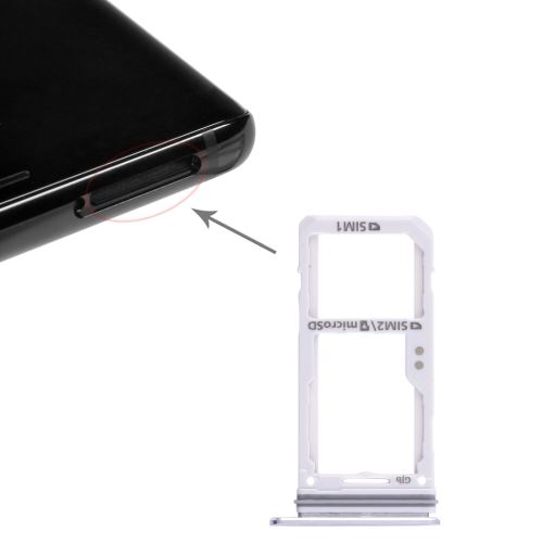 Galaxy Note 8 (gris) Remplacement Porte Carte double Sim ALS70872