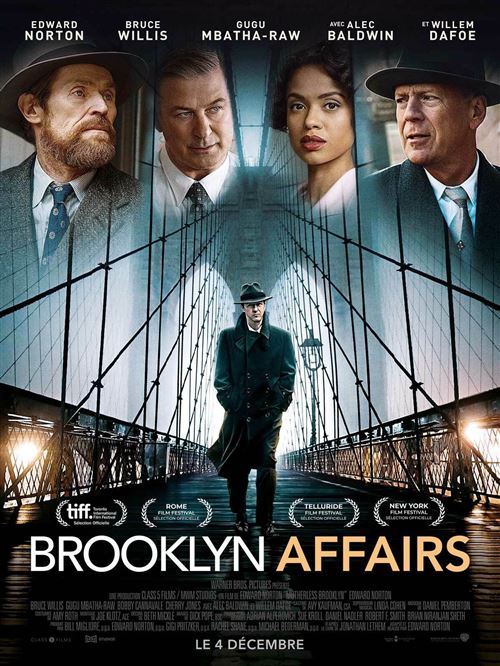 Brooklyn Affairs - 2019 - Edward Norton, Bruce Willis - 40x60cm - Affiche