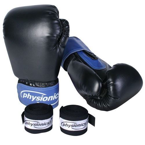 Sac de frappe junior boxe avec gants 8oz et 2 bandes de protection - Boxe -  Achat & prix