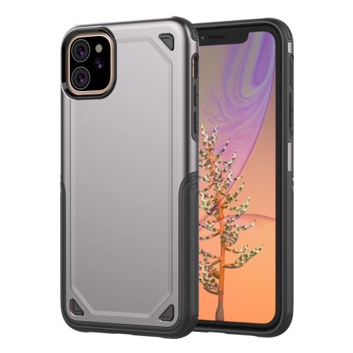 Coque en TPU armure hybride gris pour votre Apple iPhone XR 6.1 pouces (2019)