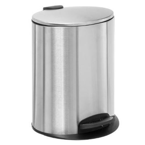 FIVE Simply Smart - Poubelle Ovale en Métal Dust 20L Inox