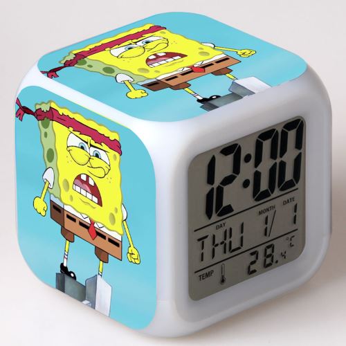 Stack Réveil Enfant Led Multifonctionnel Coloré - Spongebob Squarepants #17 - Image 2