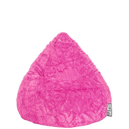 Pouf Fluffy L rose clair