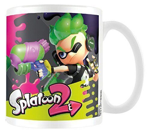 Splatoon 2 Mg24774 (squid Shot) Mug, Céramique, Multicolore, 11oz/315ml