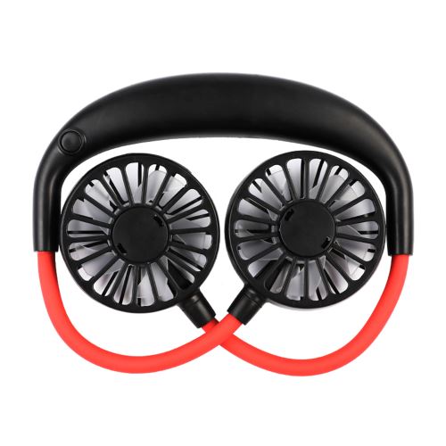360°Adjustable Mini USB Neckband ventilateur -Noir