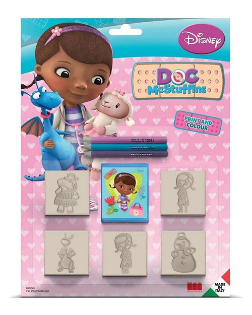 Multiprint ensemble de couleurs Doc McStuffins 9 pièces
