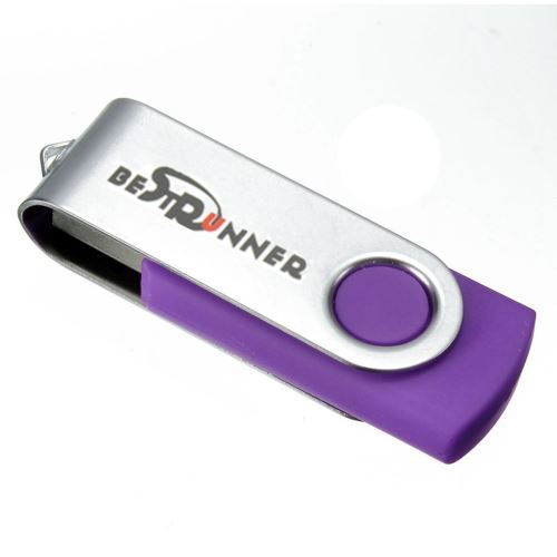 BESTRUNNER 8GB/7300M Clé USB 2.0 Flash Mémoire Drive Pliable PC BLEU