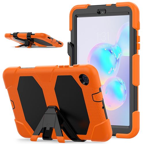 Coque en TPU + Silicone antichoc orange pour votre Samsung Galaxy Tab A 8.4 (2020) T307