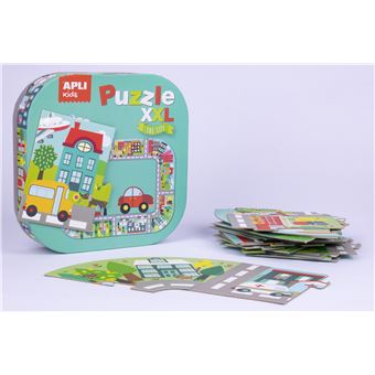 Puzzle 20 pièces Apli Kids Circuit La Ville