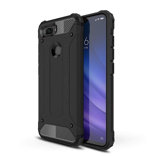Coque Anti Choc Pour Xiaomi Mi 8 Lite Modèle Armor - Noir