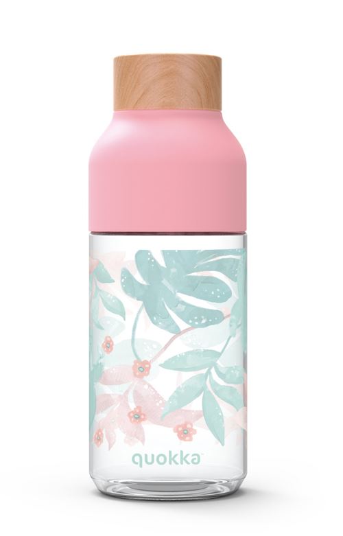 Quokka gourde Tritan IcePalm Springs 570 ml rose clair