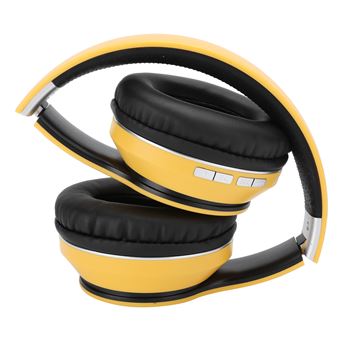17€98 sur Casque Bluetooth sans fil stéréo pliable - Jaune - Casque audio -  Achat & prix