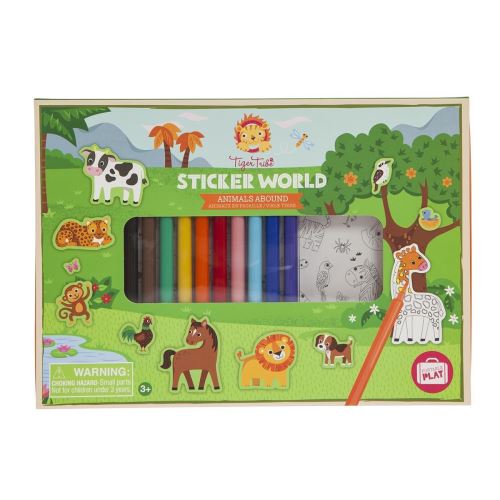 Ensemble d'activités et autocollants pour enfants.