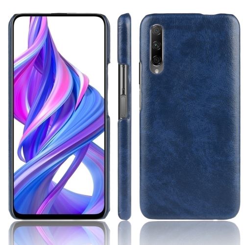 Coque en TPU + PU rigide bleu pour votre Huawei Honor 9X/Honor 9X Pro
