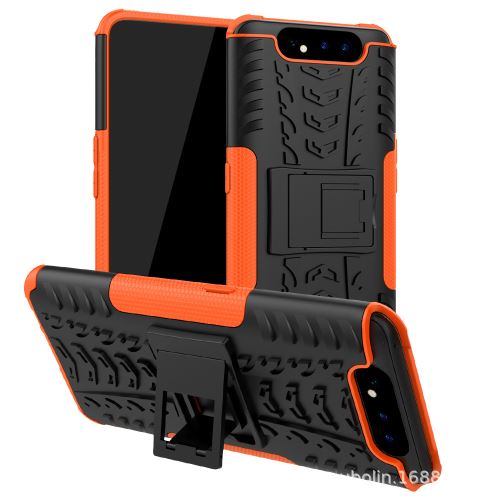 Housse étui Coque portable avec support pour Samsung Galaxy A2 core - Orange -4683