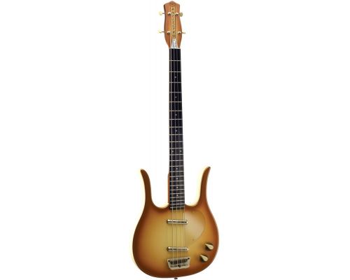 Danelectro 58 Longhorn Copper Burst basse électrique