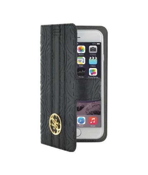 GUESS HERITAGE BOOKLET UNIVERSAL LARGE (4,6- 5,2) BLACK