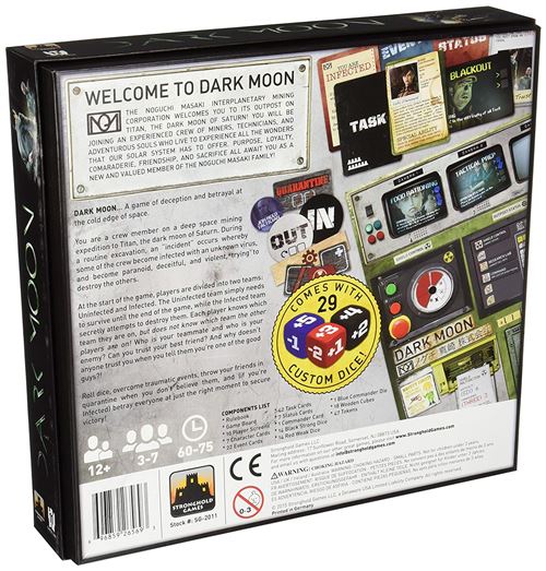 Stronghold Jeux foncé Lune Jeu de société