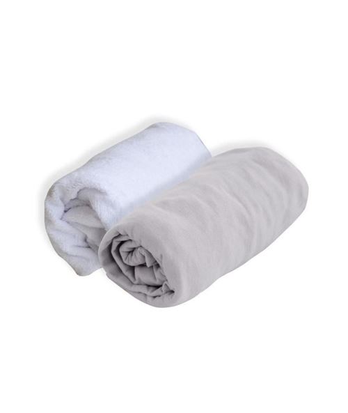 DOUX NID Lot 1 Alese + 1 Drap Housse - 70 X 140 Cm - Perle