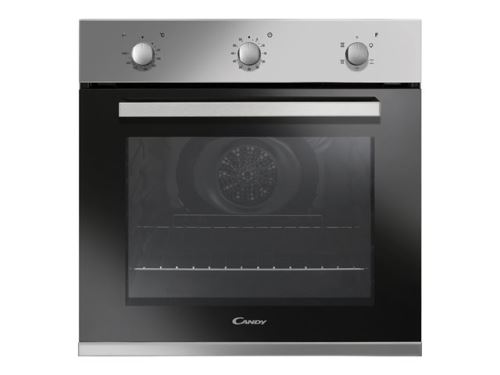 Candy FCP502X - Four - intégrable - niche - largeur : 56 cm - profondeur : 56 cm - hauteur : 58.5 cm - classe A - acier inoxydable