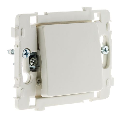 Bouton poussoir bornes automatiques nu - Blanc - Clarys
