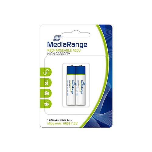 Mediarange Mrbat122 Piles Nimh Rechargeables Aaa 1 000 Mah 1,2 V