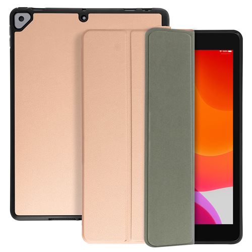 Avizar Étui pour iPad 2021 2020 et 2019 10.2 Fonction Support Video Rose Gold