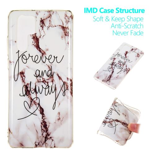 Coque en TPU impression sur marbre style G pour votre Huawei P30 Pro