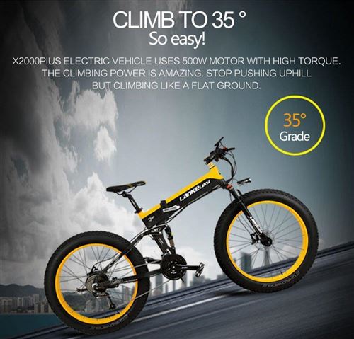 Lankeleisi vélo sales électrique pliant